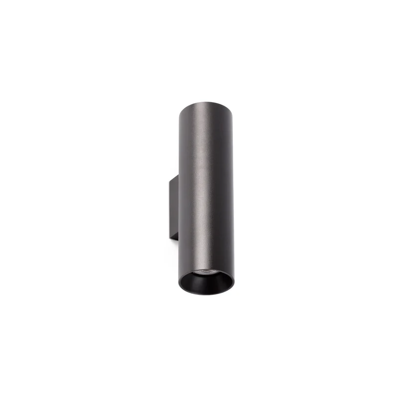Lámpara de pared aplique Faro Stan 2 luces GU10 LED negro mate 43751