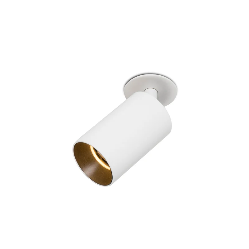 Empotrable de pared Faro Stan GU10 LED blanco mate IP20 43752