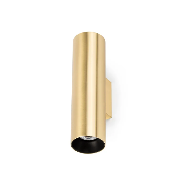 Lámpara de pared aplique Faro Stan 2 luces GU10 LED oro satinado 43760