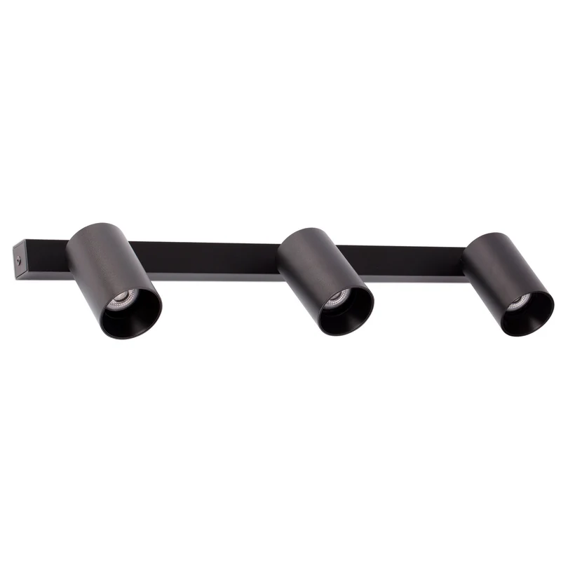 Lámpara de pared aplique Faro Stan 3 luces GU10 LED negro mate 43745