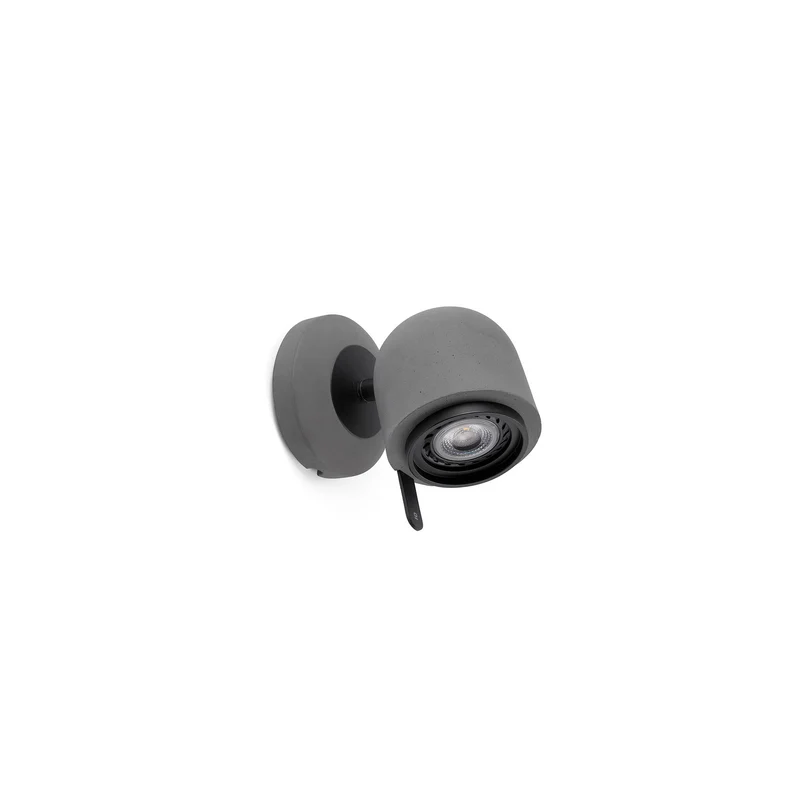 Lámpara de pared aplique Faro Stone GU10 LED gris 43500
