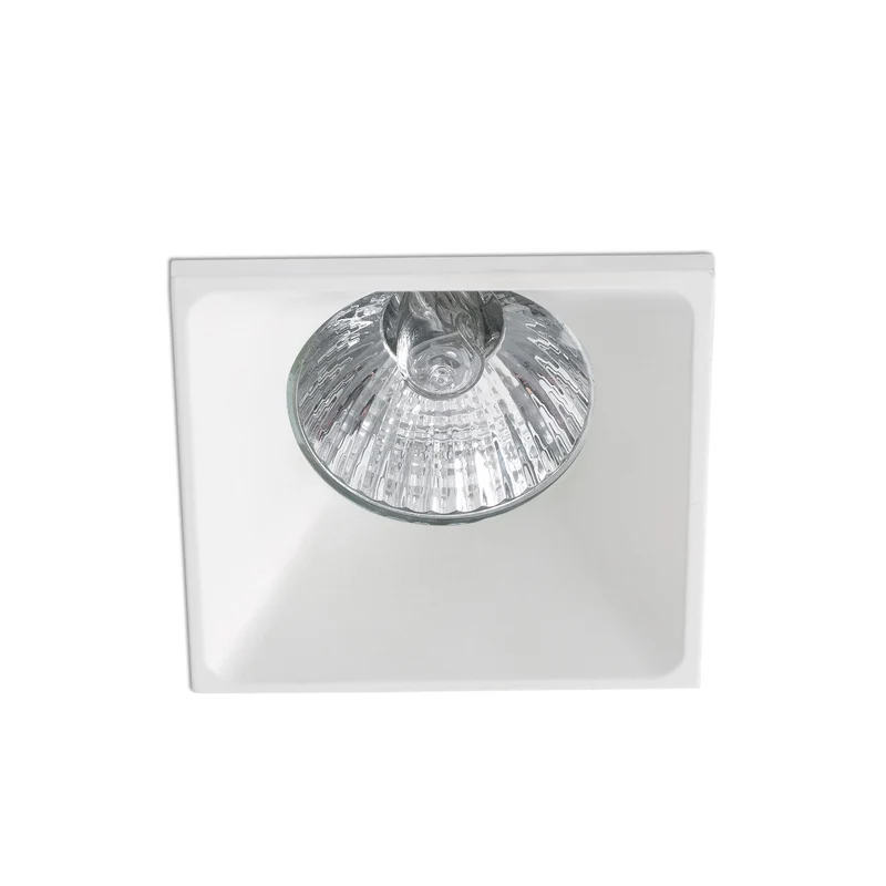 Downlight empotrable de techo Faro Neón GU10 LED blanco mate IP20 43400
