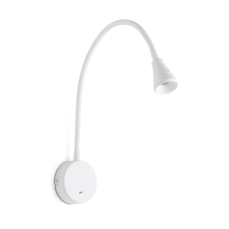 Lámpara de pared aplique Faro Bel con lector LED blanco mate 3000K 41029