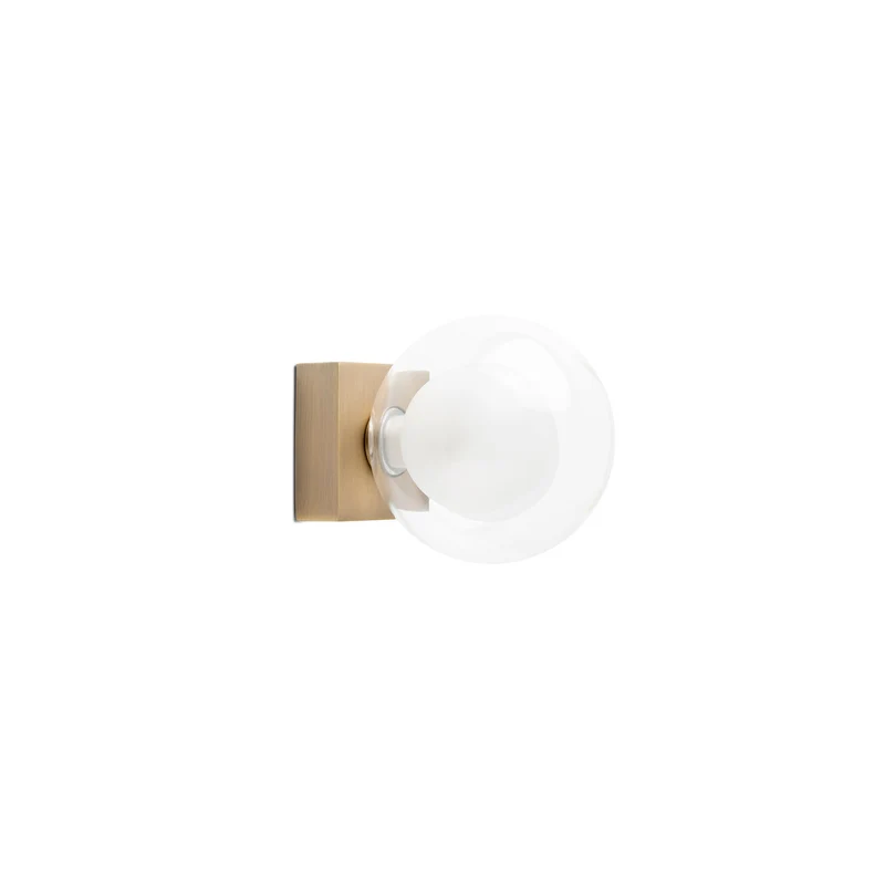Lámpara de pared aplique Faro Perla G9 LED oro viejo IP44 40085