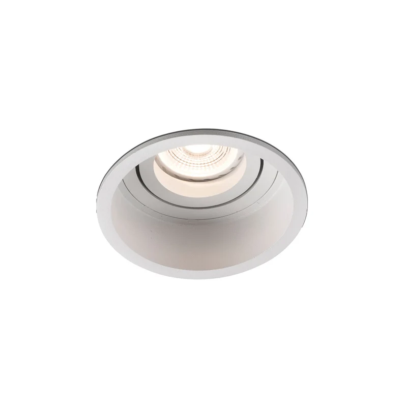 Downlight empotrable de techo Faro Hyde GU10 LED blanco mate IP20 40118
