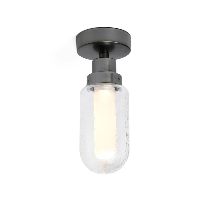 Plafón de techo Faro Brume LED antracita 2700K IP44 40077