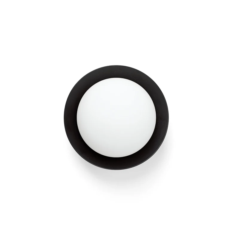 Lámpara de pared aplique Faro May LED negro 2700K IP44 40096