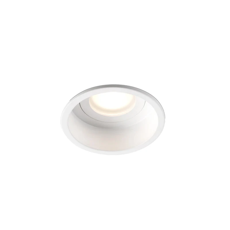Downlight empotrable de techo Faro Hyde GU10 LED blanco mate IP44 40114