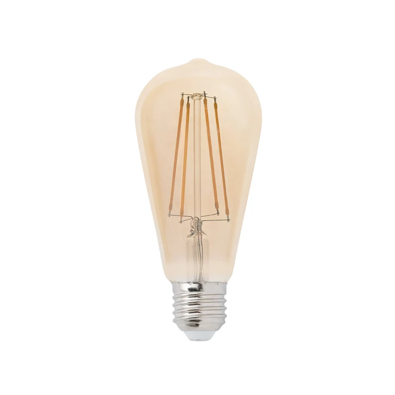 Bombilla LED Faro E27 PEBETERO filamento ámbar 4W 2200K 17428