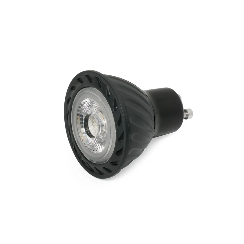 Bombilla LED Faro GU10 7W 2700K 60° dimable negro 17331