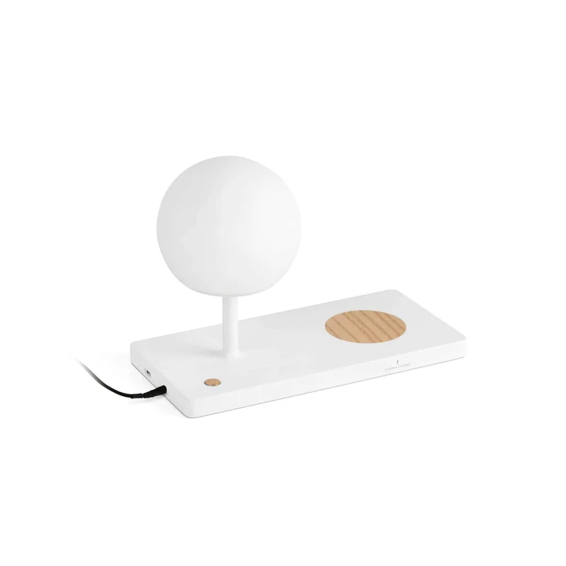 Lámpara de mesa Faro Niko LED blanco mate 3000K 01025A