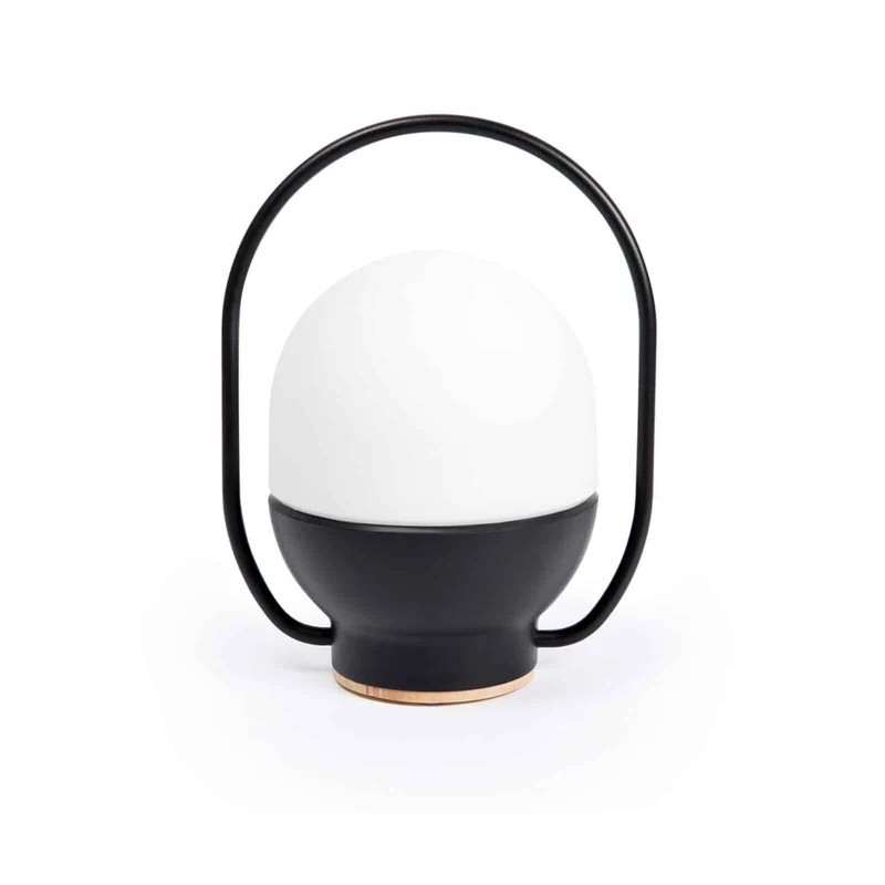 Faro TAKE AWAY Lámpara de mesa exterior portátil LED batería negra 1016