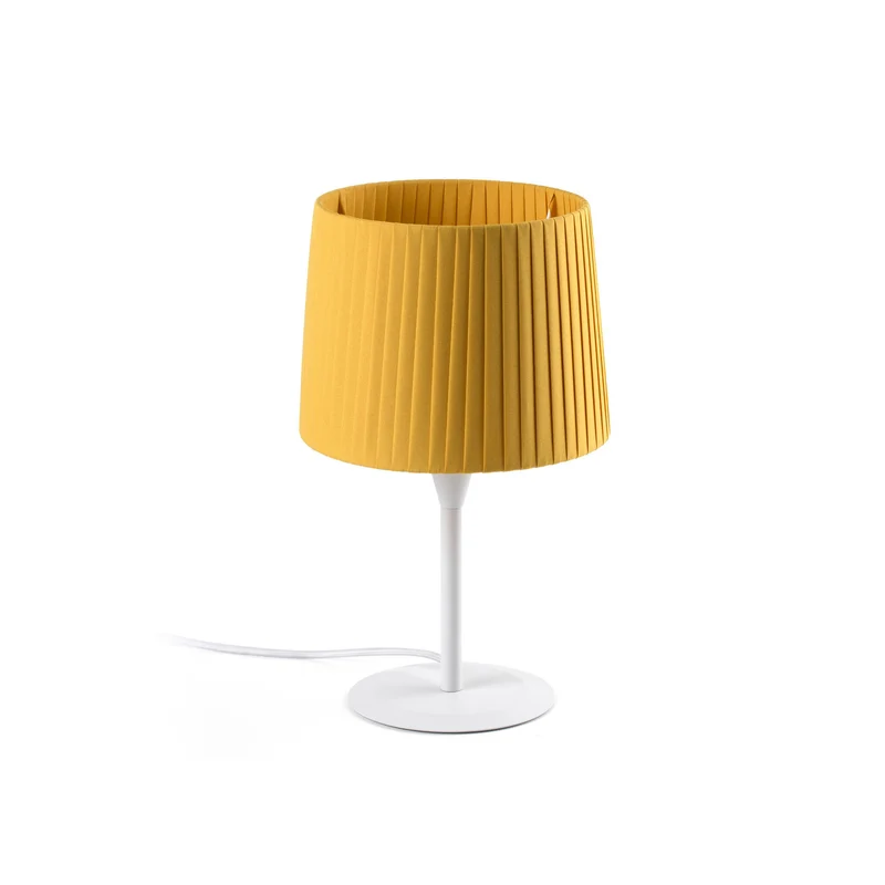 Lámpara de mesa Faro Samba E27 LED amarillo 64316-36
