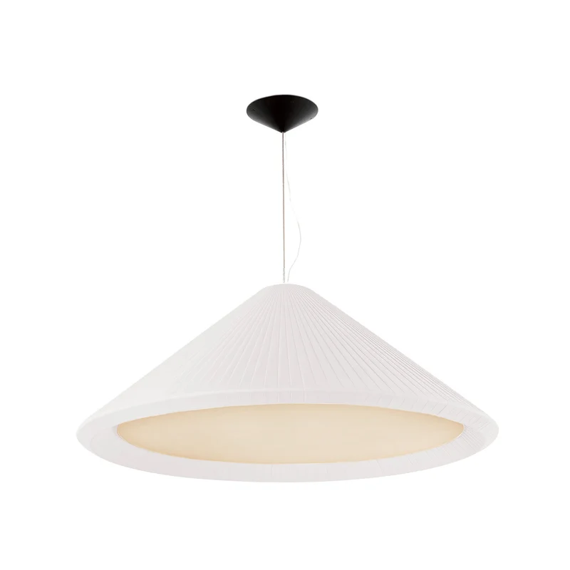 Lámpara de techo colgante Faro Saigon grande E27 LED blanco Ø130cm 20125