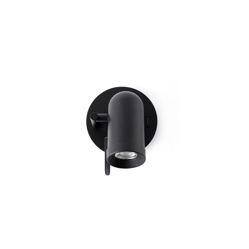 Lámpara de pared aplique Faro Orleans GU10 LED negro mate 43521