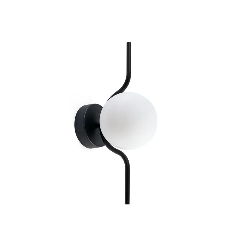 Lámpara de pared aplique Faro Le LED negro mate 2700K 29695
