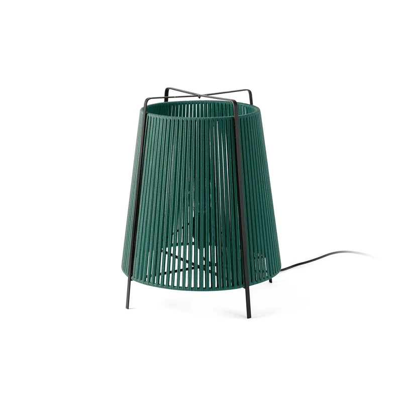 Lámpara de pie de exterior Faro Akane E27 LED verde IP44 71262