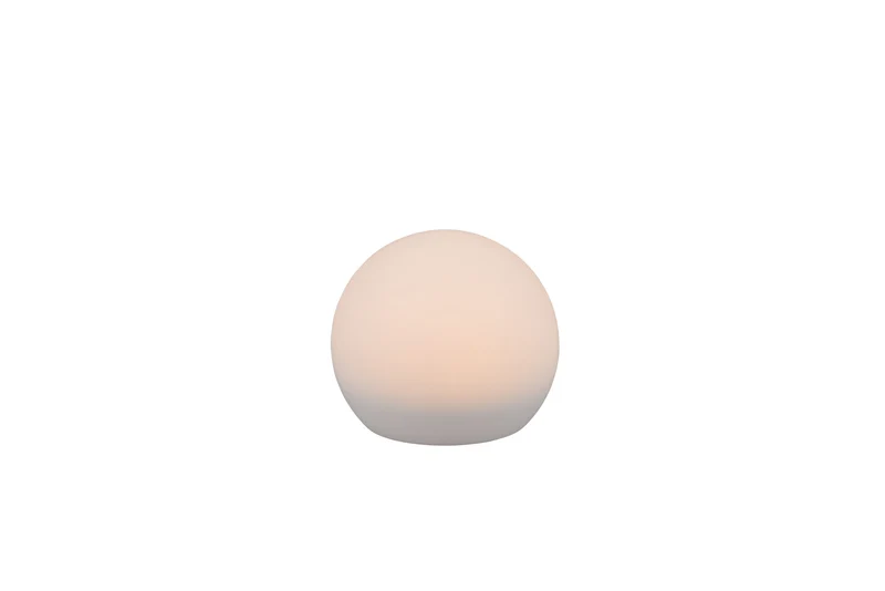 Lámpara de sobremesa de exterior Trio Melo LED solar portátil blanco 3000K con mando R55326101