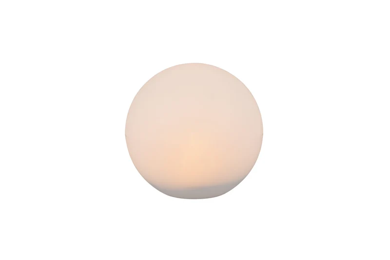 Lámpara de sobremesa de exterior Trio Melo LED solar portátil blanco 3000K con mando R55326901