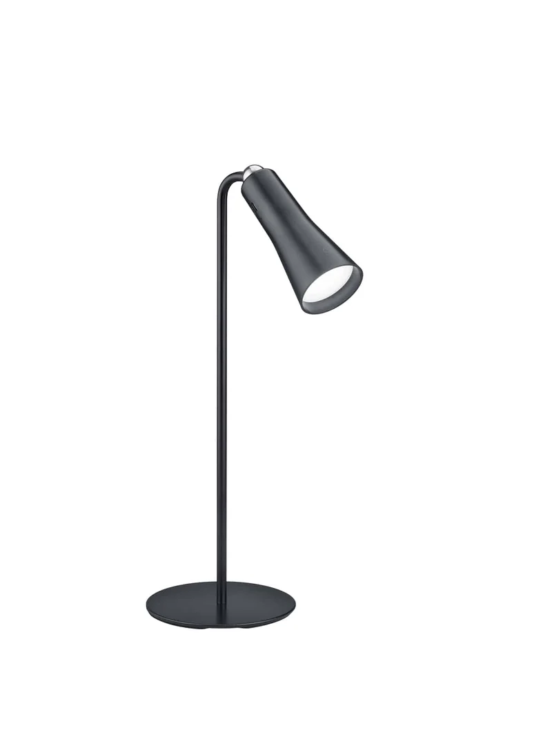 Lámpara de sobremesa Trio Maxi LED portátil negro mate 3000K táctil USB 36cm R52121132