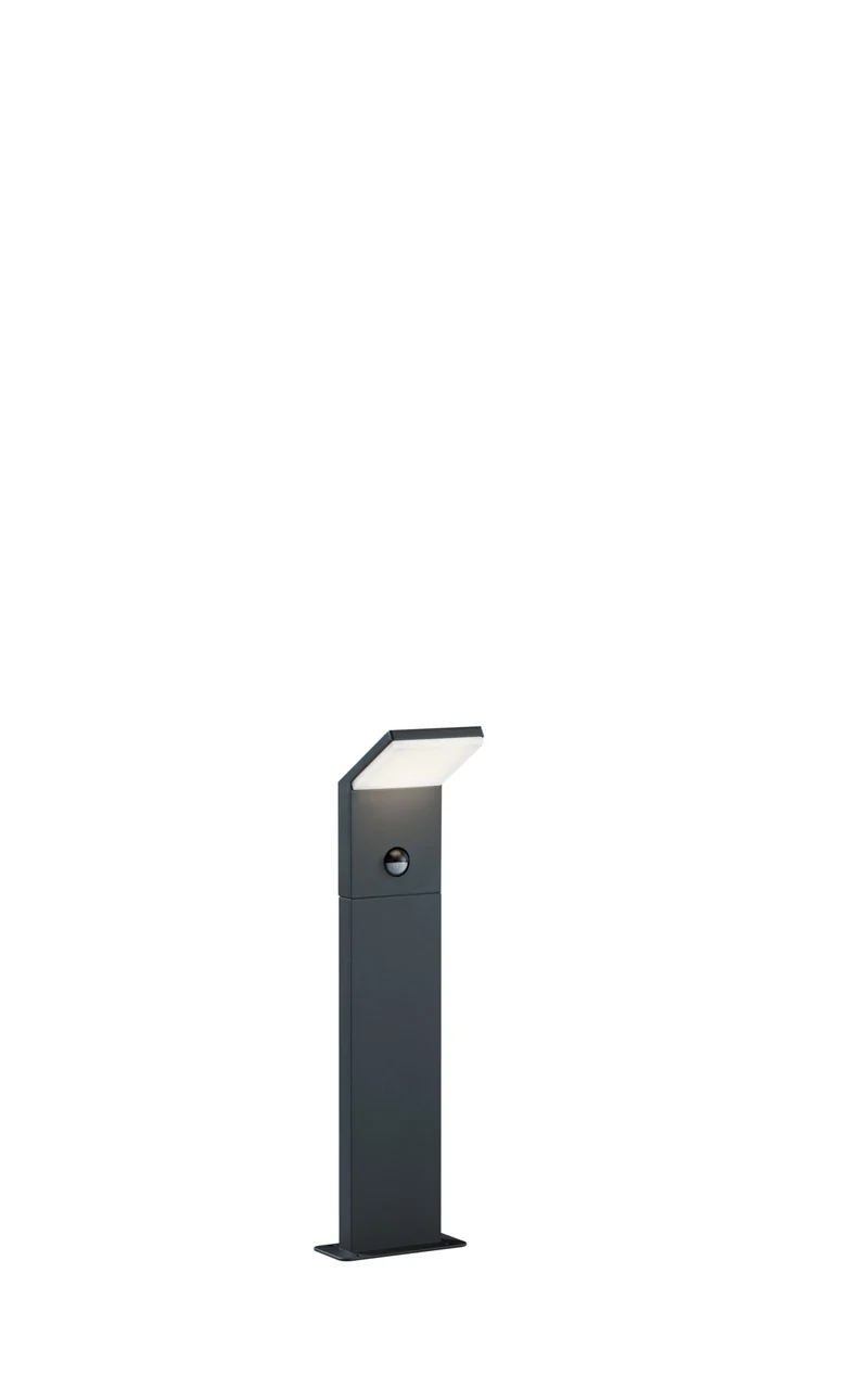 Baliza de exterior Trio Pearl LED antracita 3000K con sensor movimiento IP54 50cm 521169142