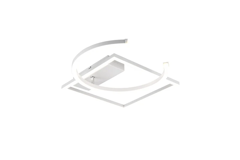 Plafón de techo Trio Pivot LED blanco mate 4000K regulable 42cm R62162131