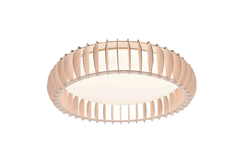 Plafón de techo Trio Monte LED blanco CCT regulable con mando Ø60cm R62171930