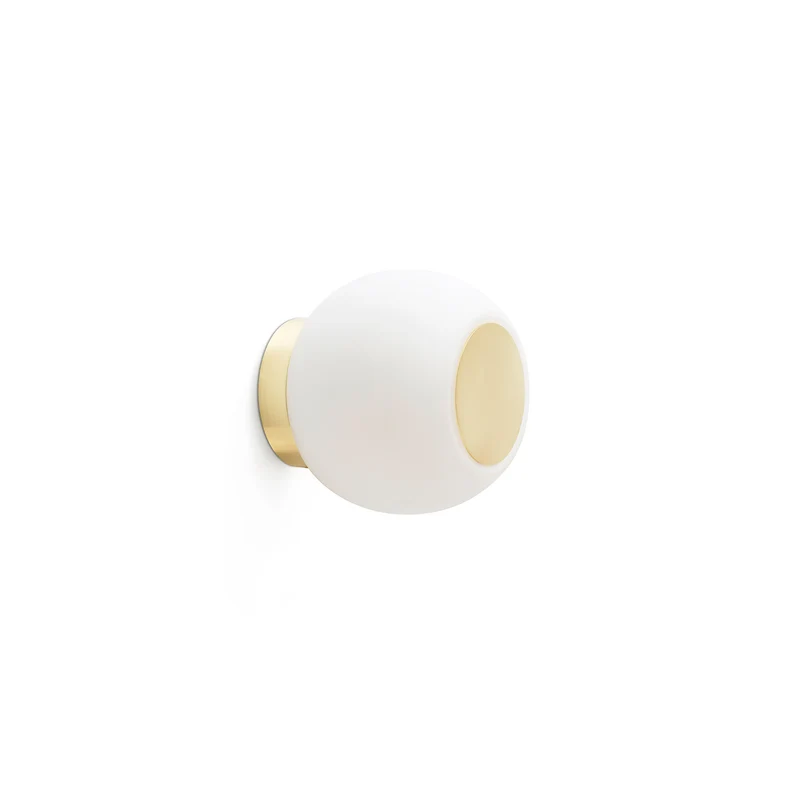Lámpara de pared aplique Faro Moy LED oro satinado 3000K IP44 40090