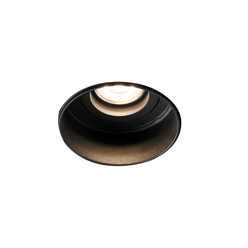 Downlight empotrable de techo Faro Hyde GU10 LED negro mate IP20 40111