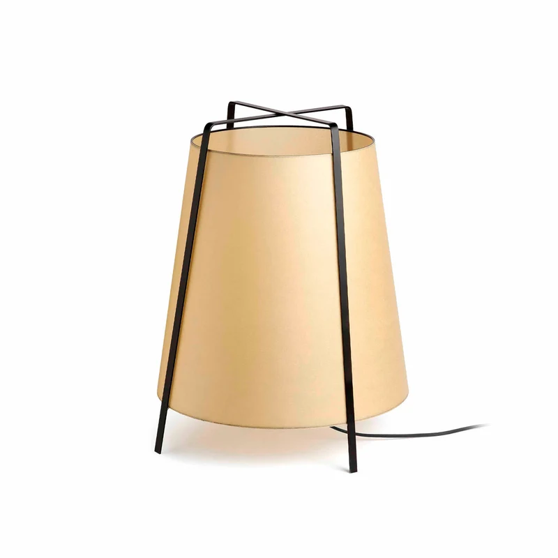 Lámpara de mesa Faro Akane E27 LED beige 28371