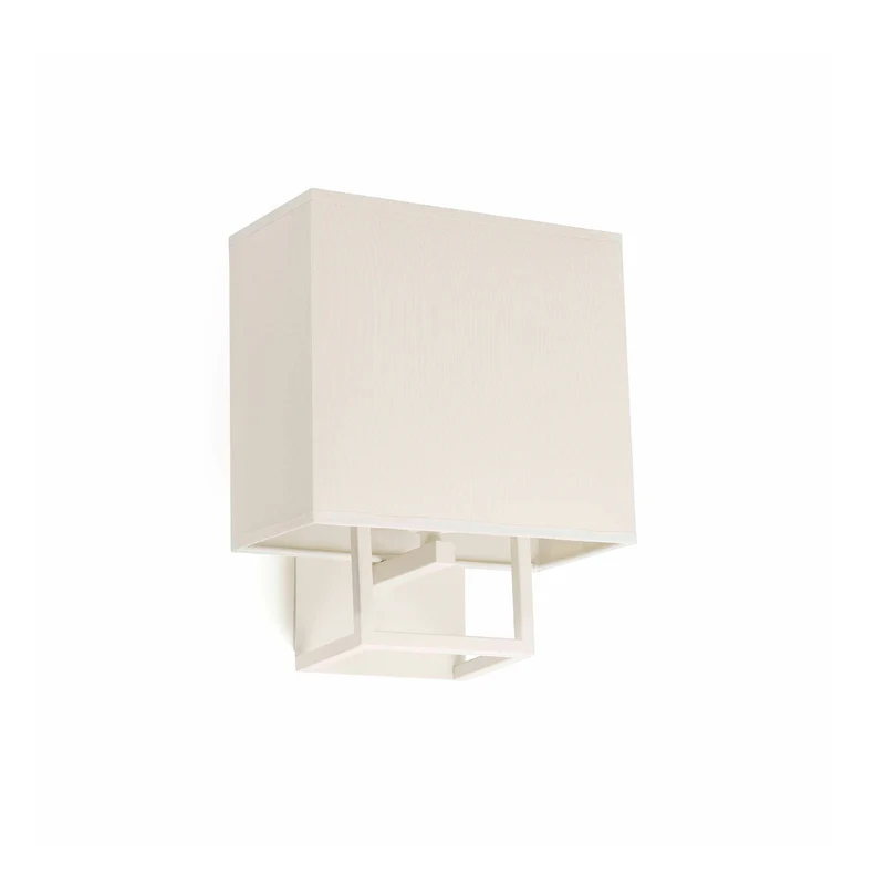 Lámpara de pared aplique Faro Vesper E14 LED beige 29980