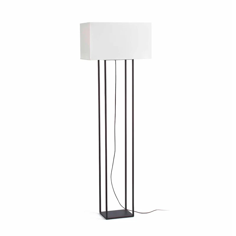 Lámpara de pie salón Faro Vesper E27 LED beige 29979