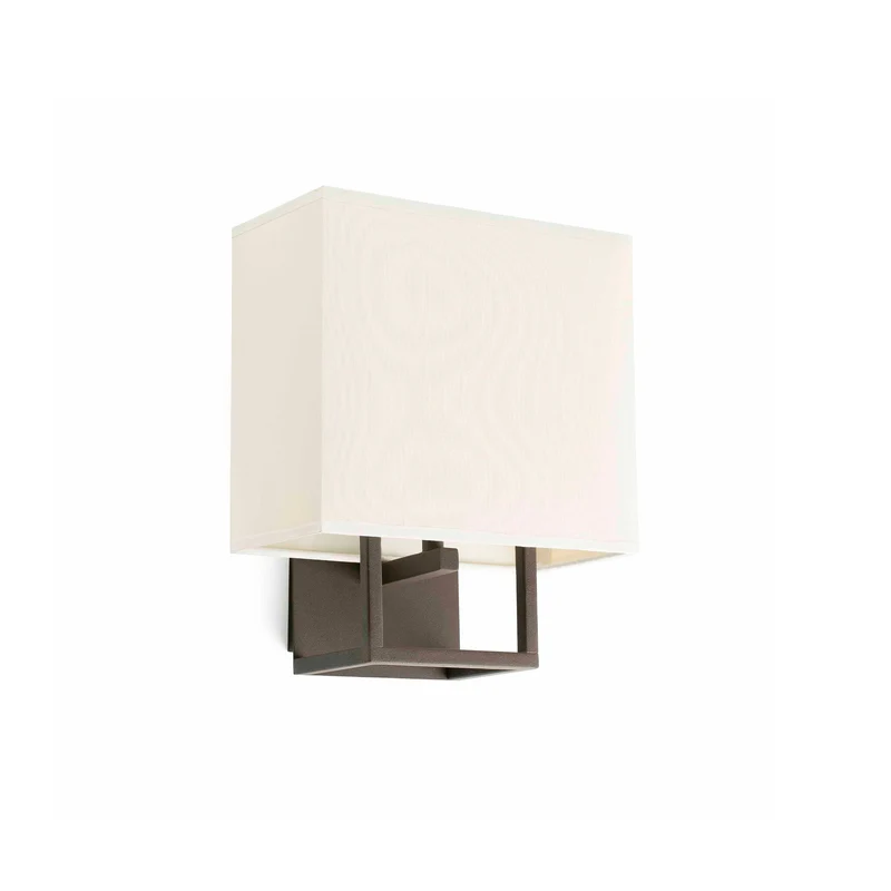 Lámpara de pared aplique Faro Vesper E14 LED beige 29981