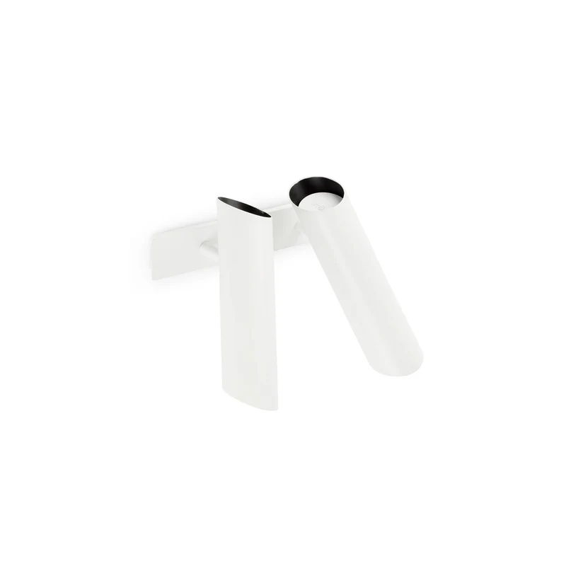 Lámpara de pared aplique Faro Link 2 luces GU10 LED blanco mate 29875