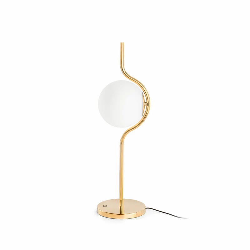 Lámpara de mesa Faro Le LED oro brillo 2700K 29692D