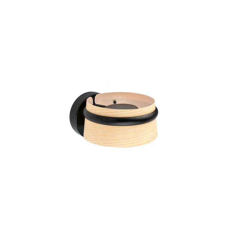 Lámpara de pared aplique Faro Loop LED fresno 2700K 29395