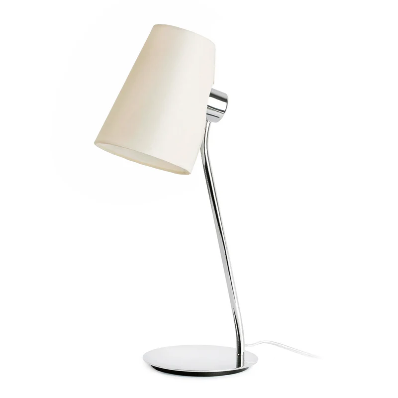 Lámpara de mesa Faro Lupe E27 LED beige 29997