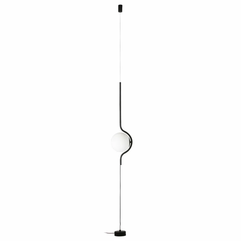Lámpara de pie Faro Le LED negro mate 2700K 29699