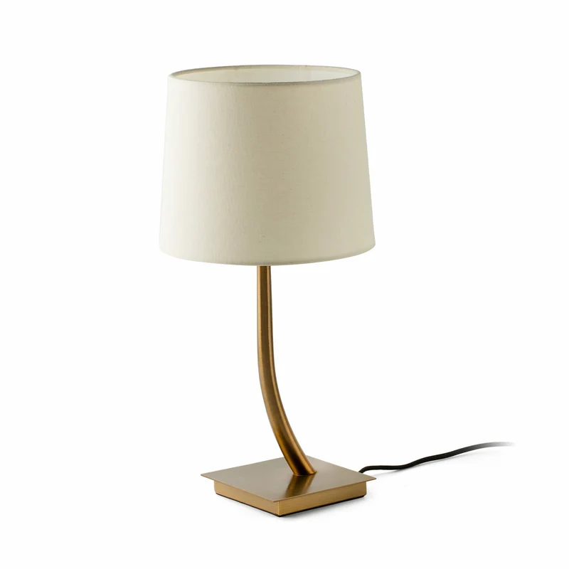 Lámpara de mesa Faro Rem E27 LED beige 29685-05