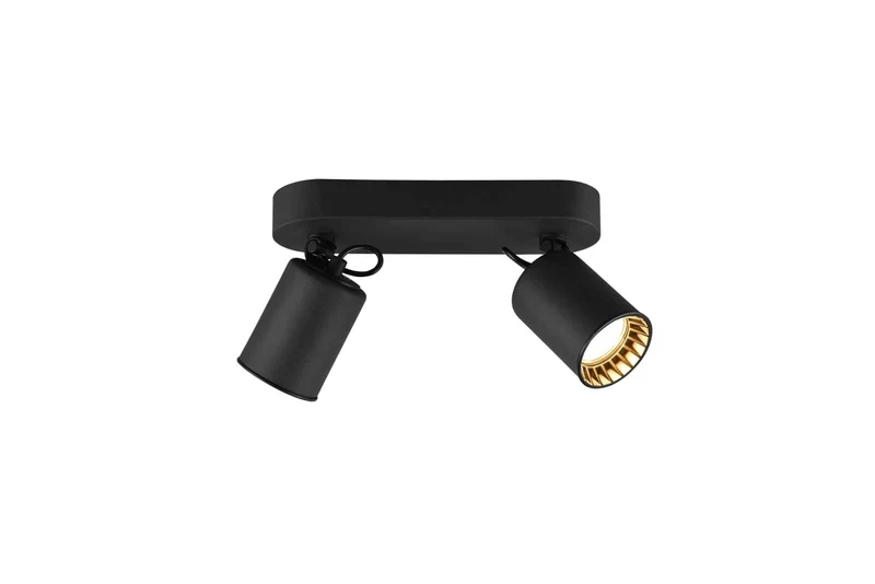 Trio Pago Foco de metal negro mate 803500232