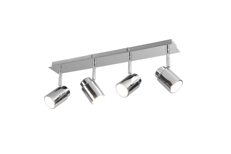 Foco Trio Angelo 4 luces cromo IP44 52cm 880400406
