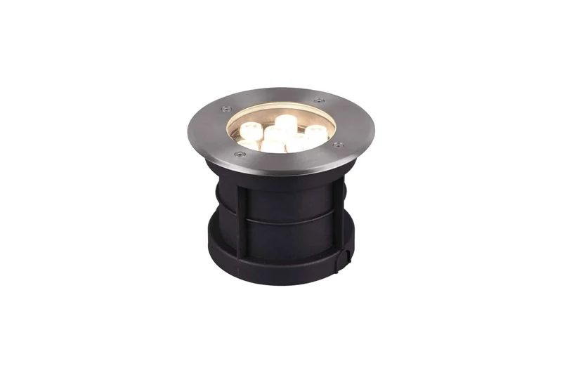 Downlight empotrable de exterior Trio Belaja LED níquel mate 3000K IP65 821660207