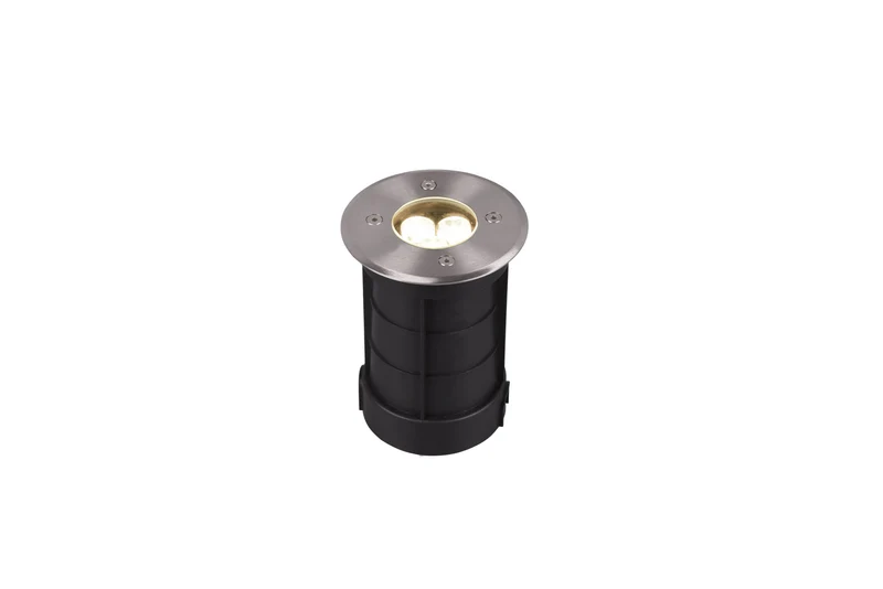 Downlight empotrable de exterior Trio Belaja LED níquel mate 3000K IP65 821660107