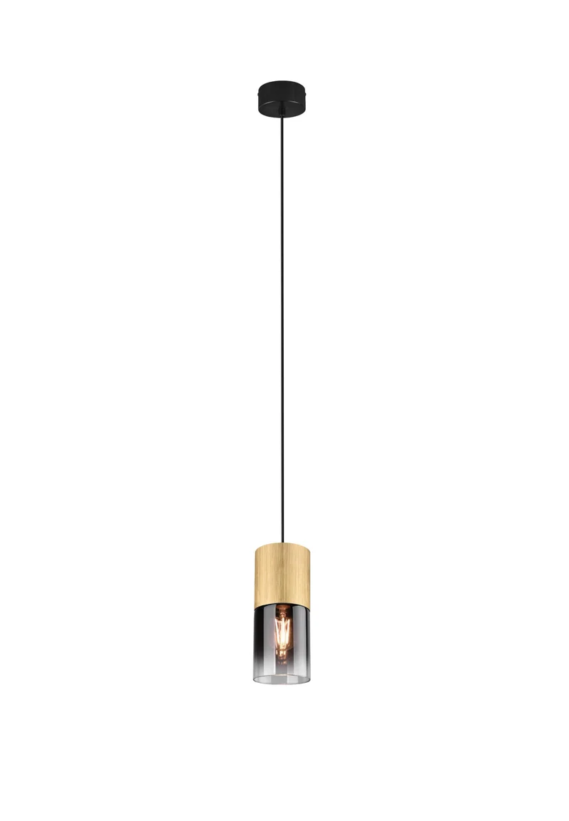 Lámpara de techo colgante Trio Robin bronce mate 150cm 310600154