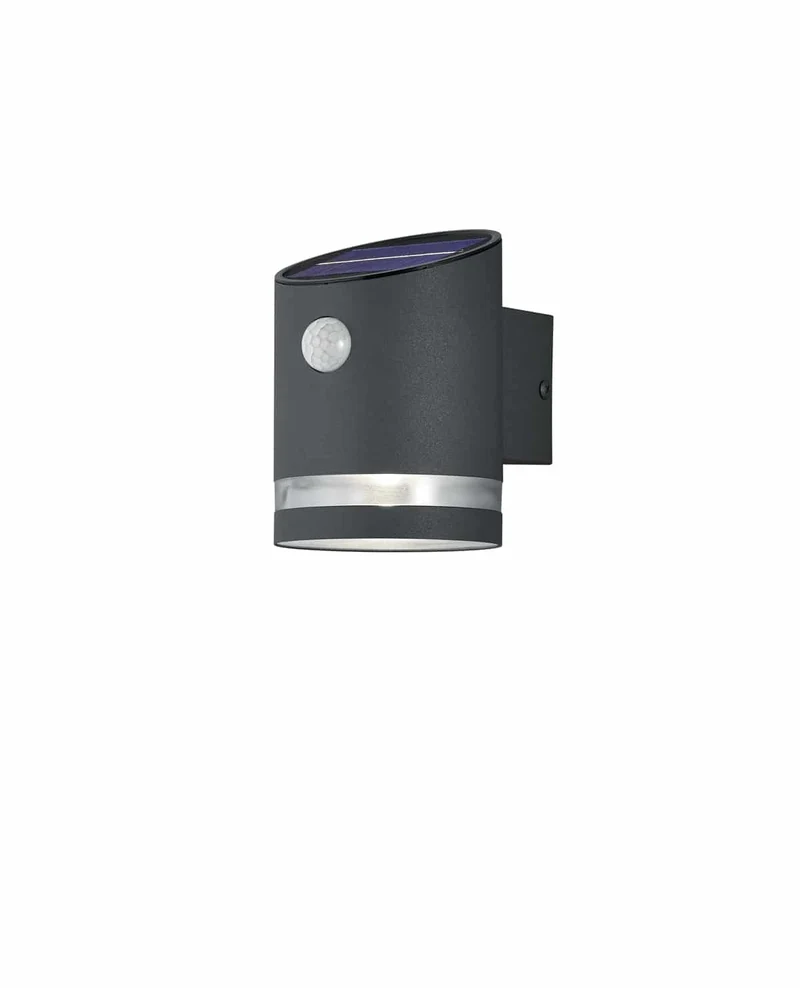 Aplique de exterior Trio Salta LED solar portátil antracita 3000K IP44 R22231142