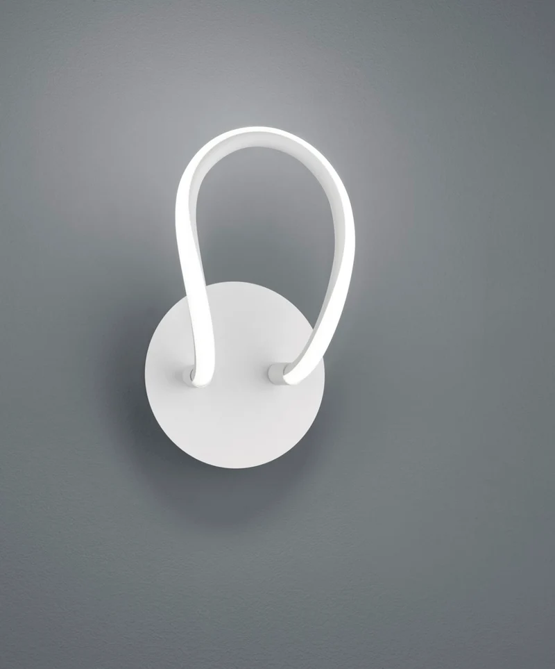 Aplique de pared Trio Bologna LED blanco mate 4000K regulable R27051131