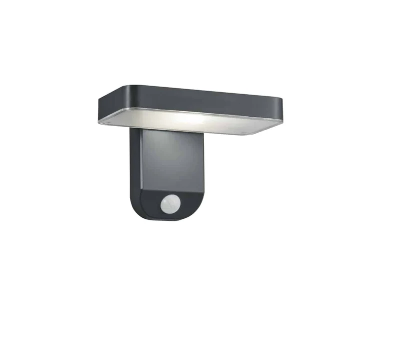 Aplique de exterior Trio Esquel LED solar portátil antracita 3000K IP44 R22261142