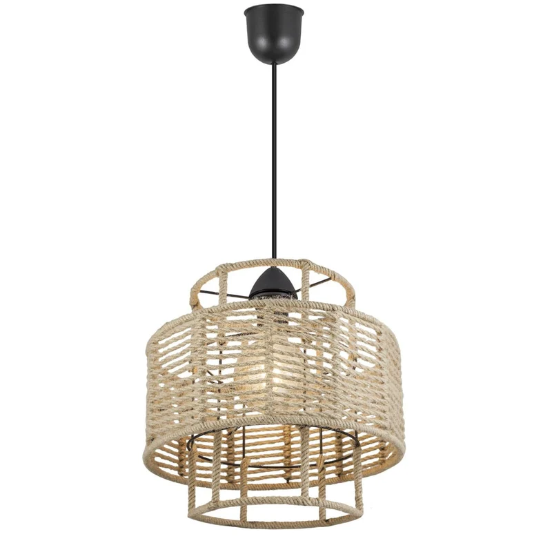 AJP AIFOS Lámpara colgante exterior cuerda 30cm 60W E27 10822