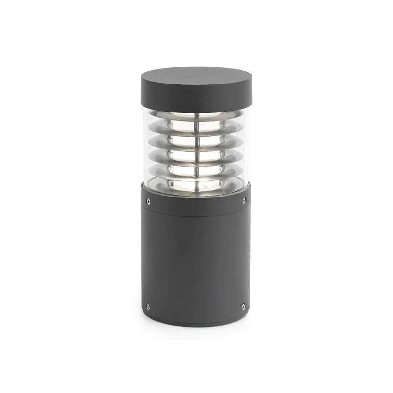 Sobremuro de exterior Faro Giza 26cm LED gris oscuro 3000K IP54 opal 70767