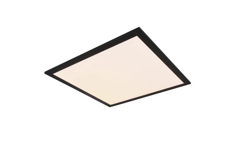 Plafón de techo Trio Alpha LED negro mate 3000K 45cm R62324532